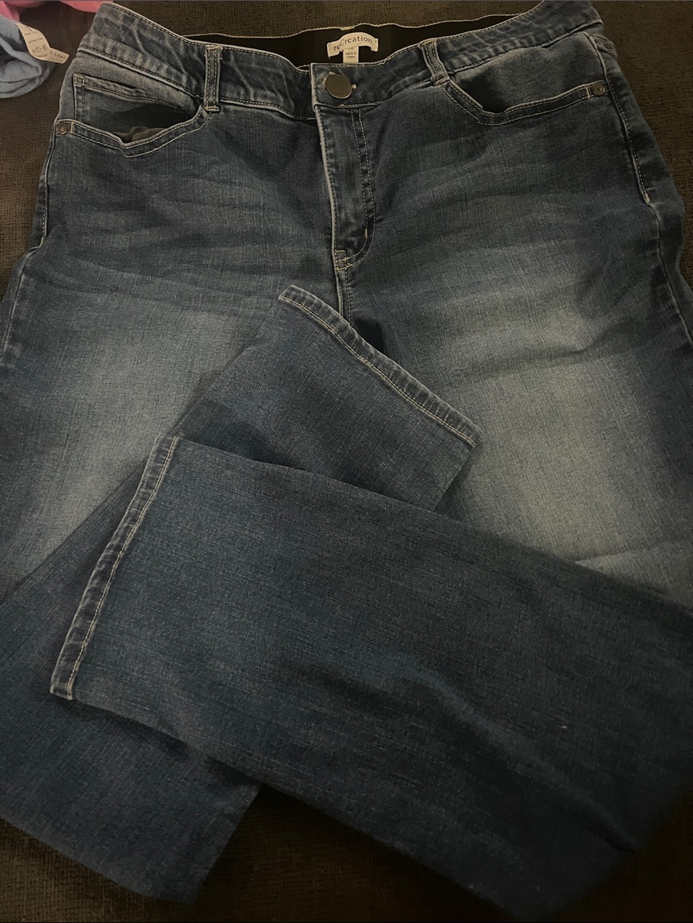 Women's Straight-Leg Jeans in Dark Blue - Comfortable Everyday Fit